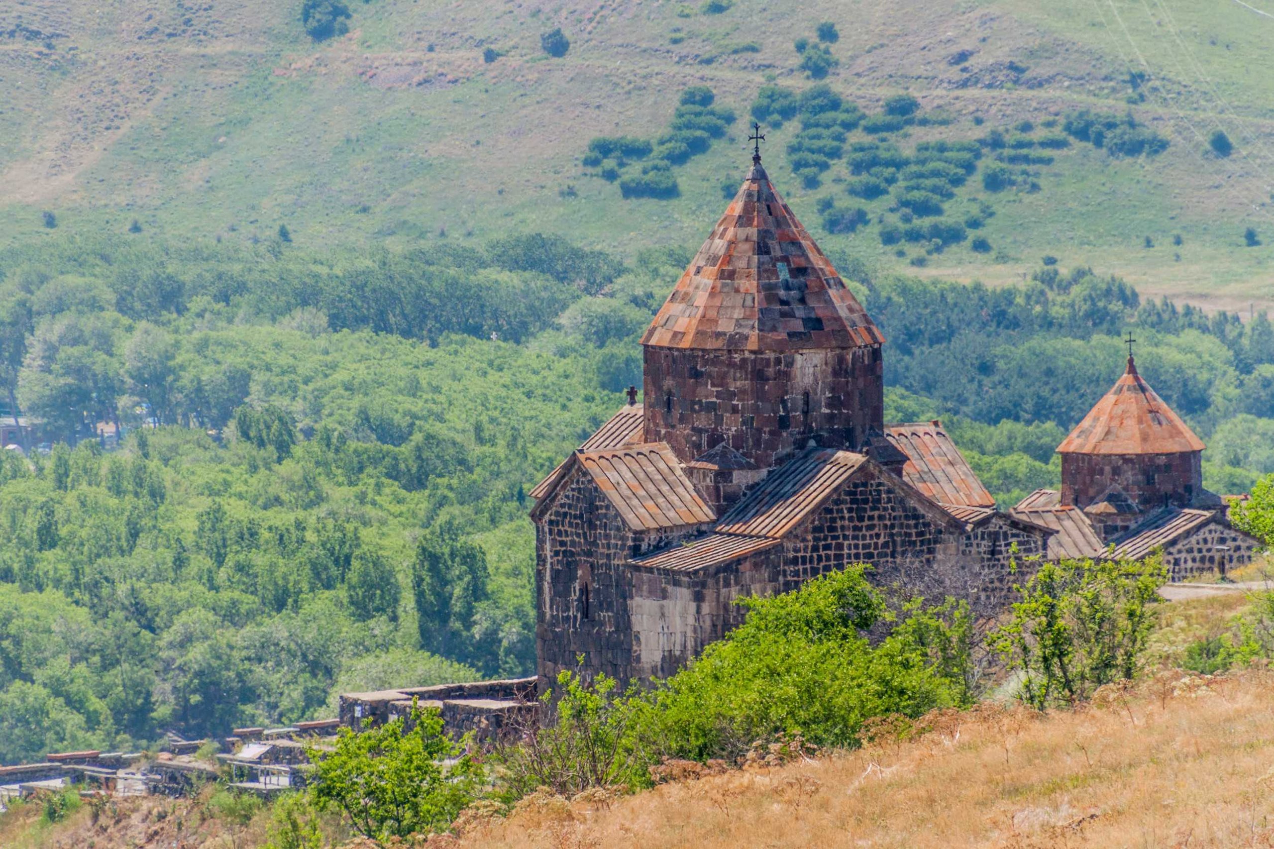 Historic Sevanavank on Armenia’s lakeside