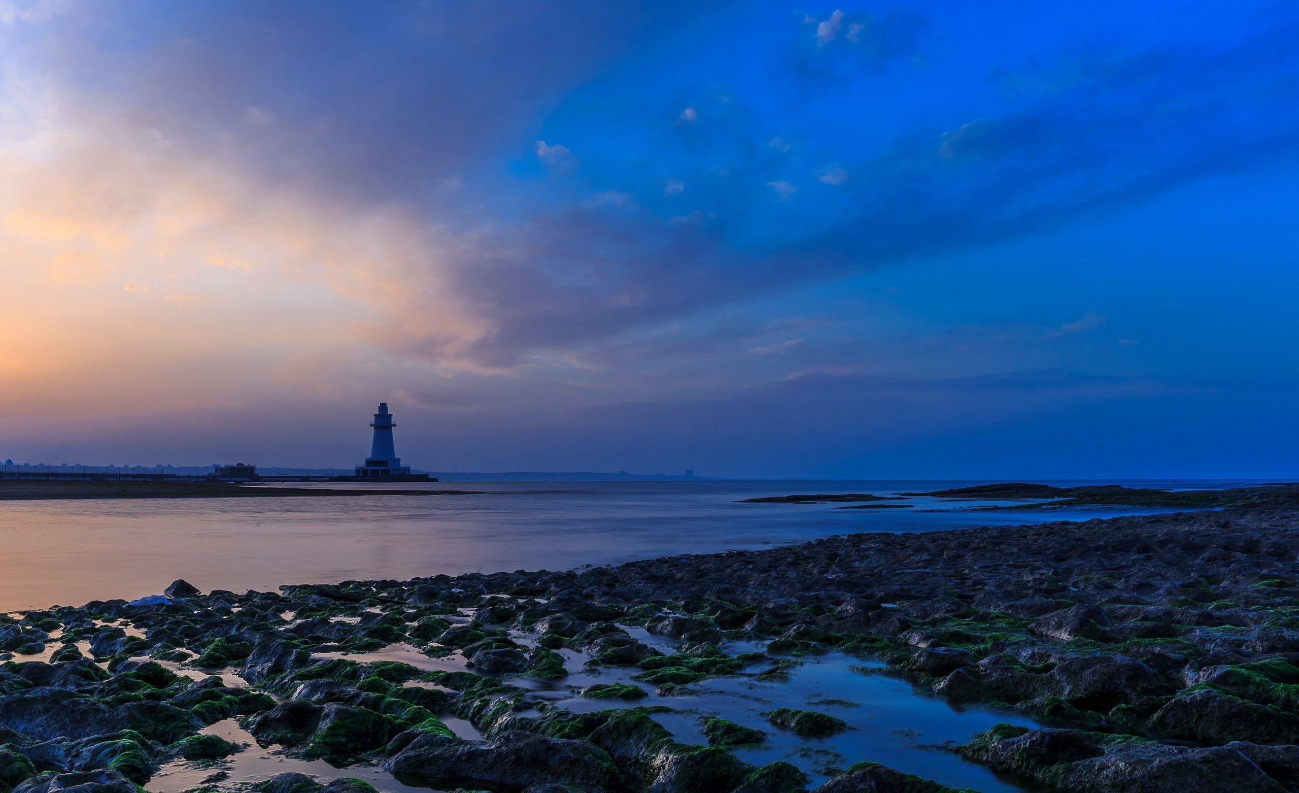 Lighthouse at sunset
