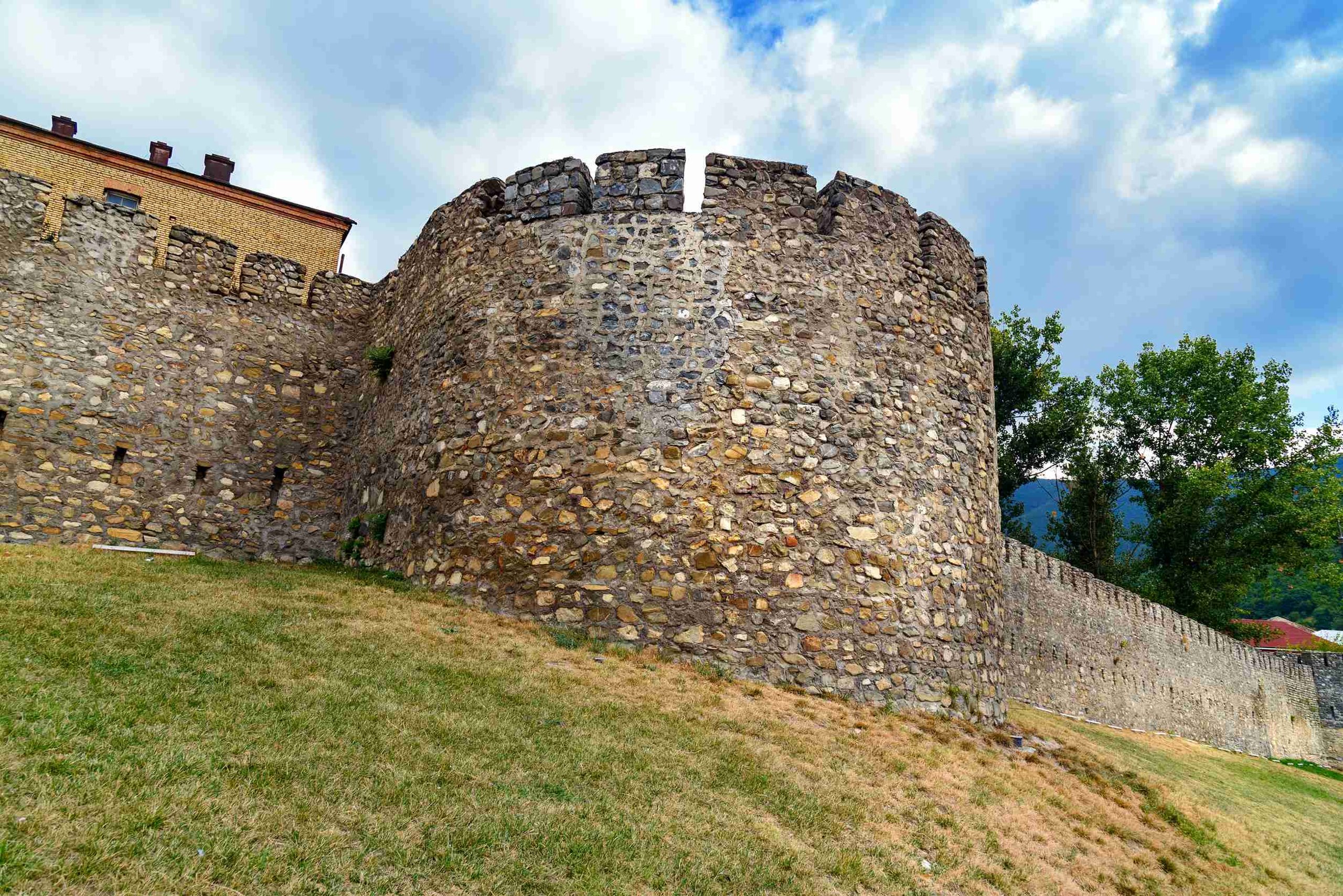 Wall of Sheki Fortress, Azerbaijan