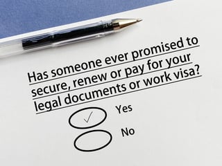 One Person Is Answering Question About Trafficking He Thinks Someone Promised To Secure