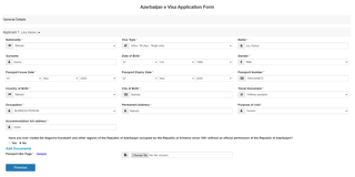 Upload Your Scanned Passport Information