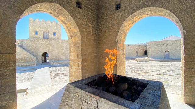 Templo del Fuego de Ateshgah en Azerbaiy&aacute;n