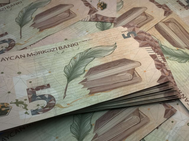 Billetes de manat azerbaiyano