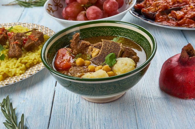 Sopa de cordero Bozbash
