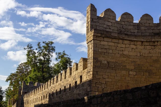 Icheri Sheher en el casco antiguo de Bak&uacute;