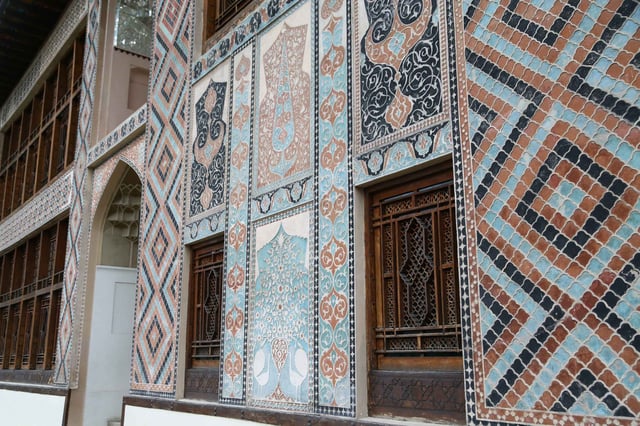 El ic&oacute;nico palacio de Sheki Khan