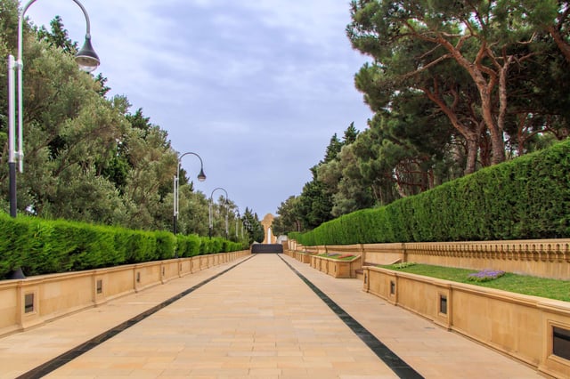Paseo conmemorativo de los m&aacute;rtires en Bak&uacute;