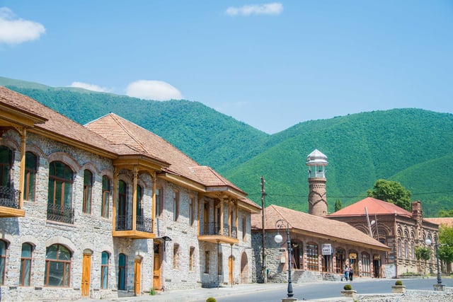 La famosa ciudad de Sheki en Azerbaiy&aacute;n