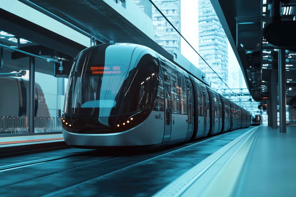 Baku Underground Train