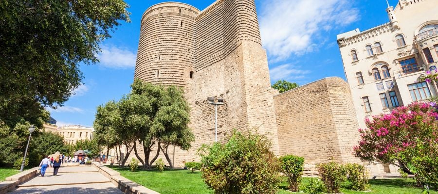 Torre de la Doncella en Bakú
