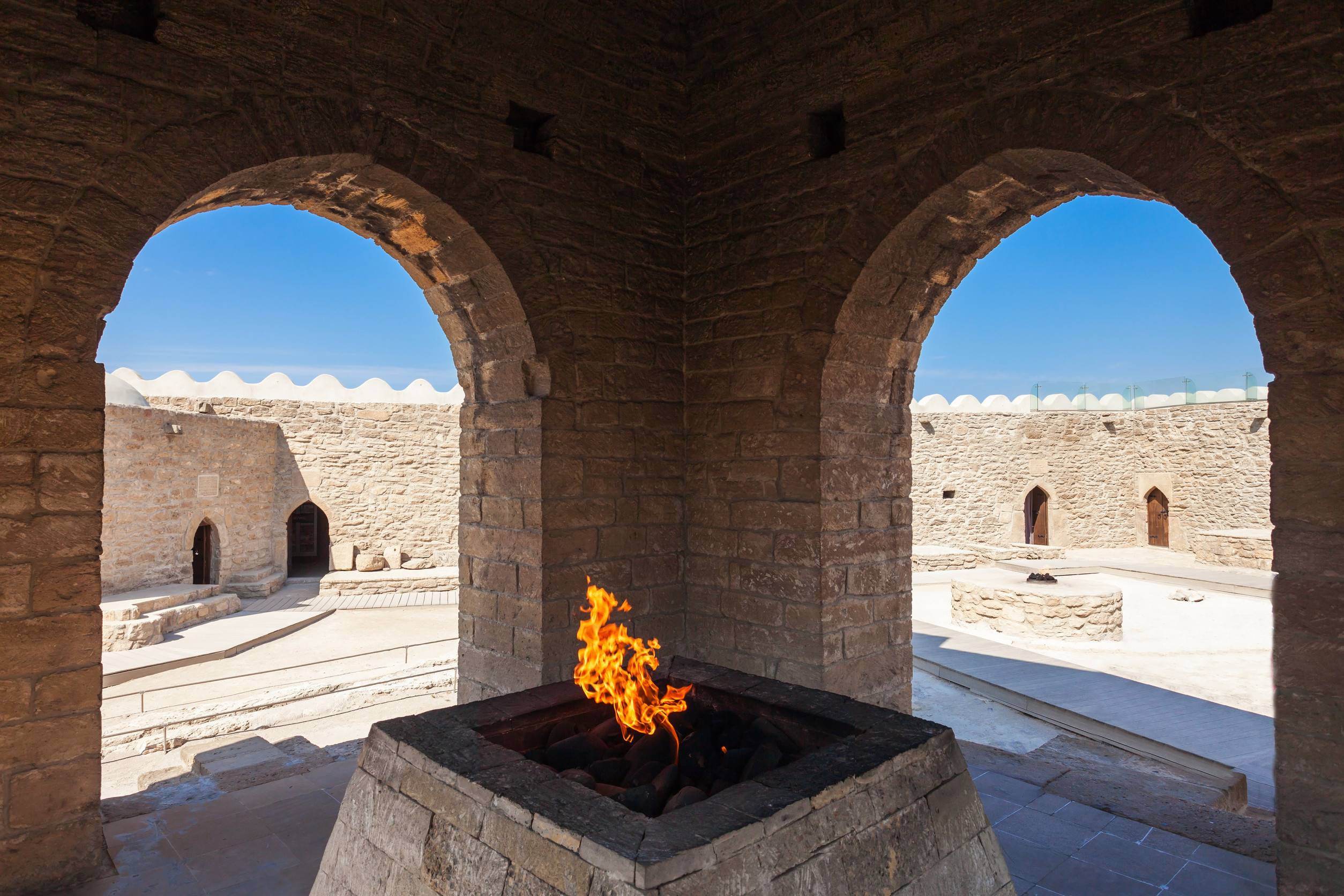 Baku Ateshgah, o Templo de Fuego de Bakú